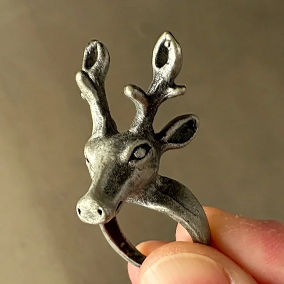 Silver Animal-Themed Rings Set - Picture 3 of 6